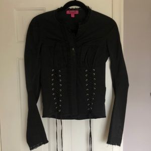 Betsy Johnson corset jacket